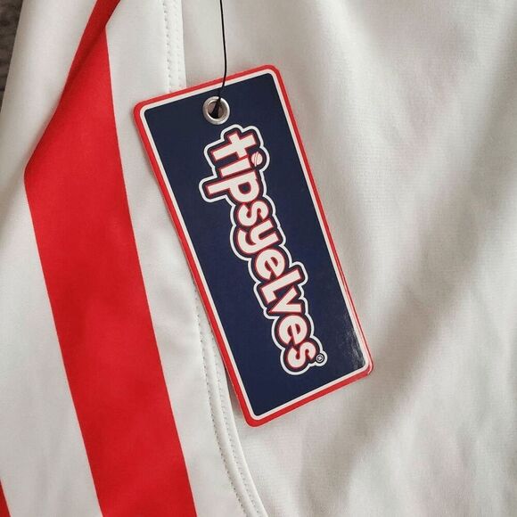 NWT Tipsy Elves Women's Swim Usa Flag One Piece Swimsuit Large - Picture 5 of 6